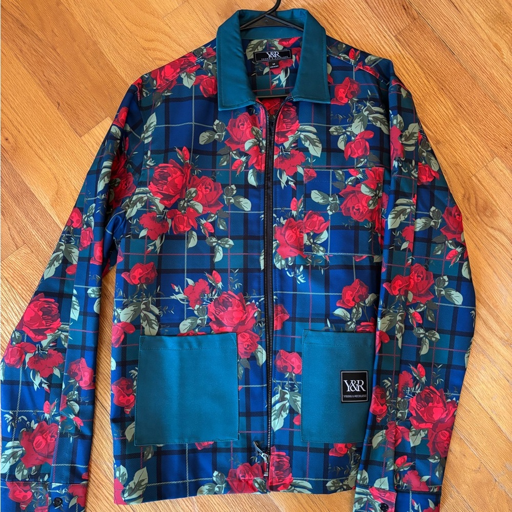 Y&R Floral Plaid Jacket